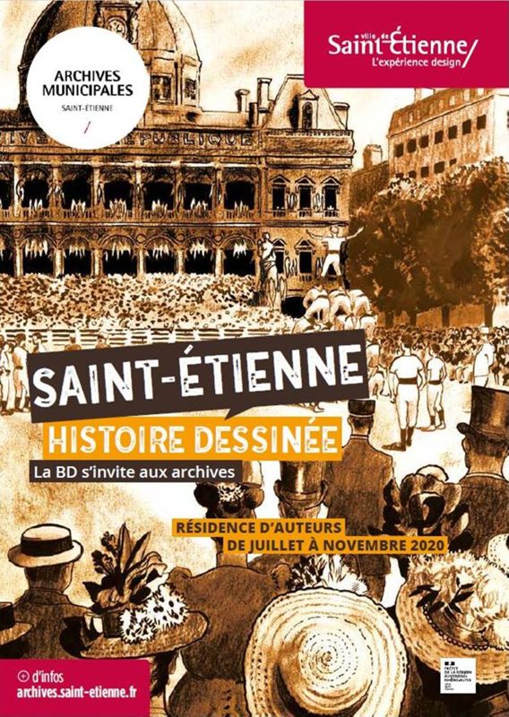 Saint-Étienne histoire dessinée. La BD s'invite aux archives
