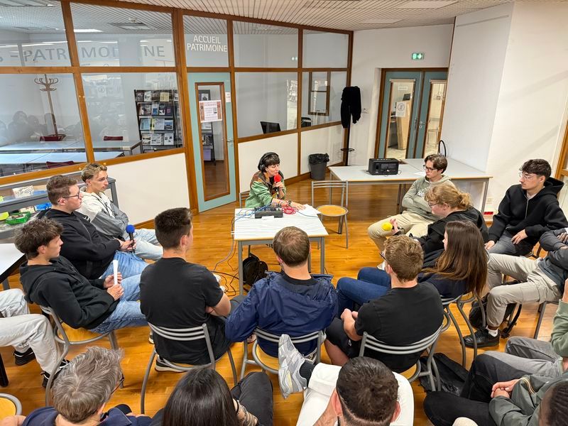 Atelier avec le CFA : crédit Clémence Culic & Benoît Gomez