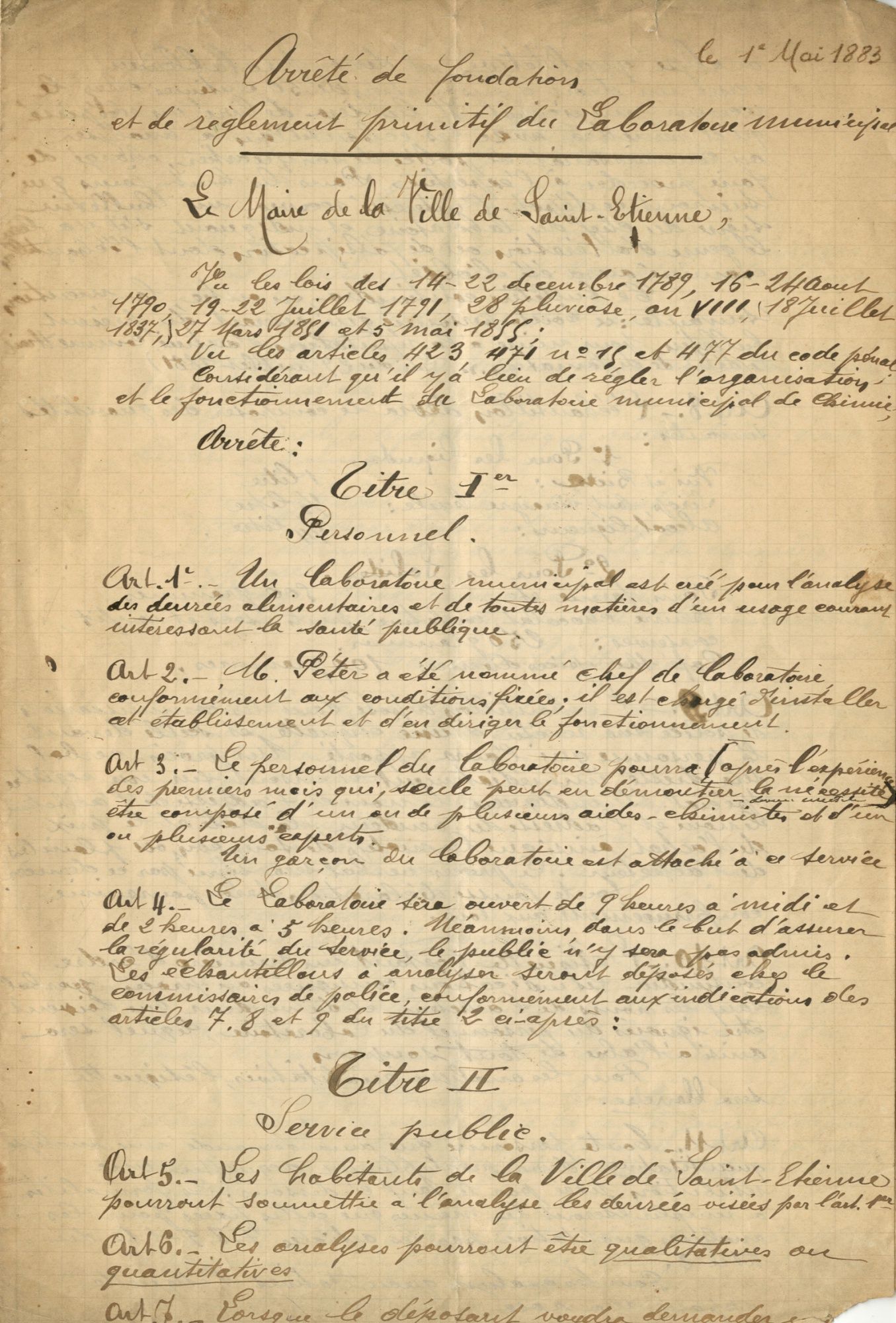 Laboratoire municipal