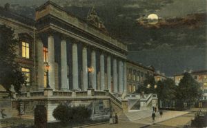 Le Palais de Justice de nuit, 1920 (2 Fi ICONO 4064).