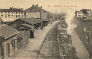 La gare de La Terrasse, [1907] (38 Fi 19). 