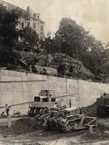 Construction du parking des Ursules (1966-1967) - crédits Ville de Saint-Étienne