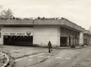 L'entrée du parking des Ursules (1969) - Crédits Ville de Saint-Étienne