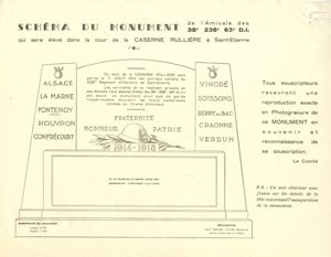 Projet de monument (2 I 39).
