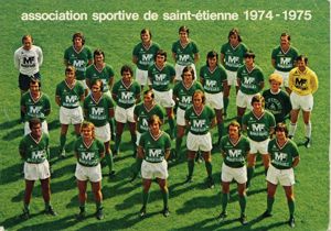 L'équipe de la saison 1974-1975